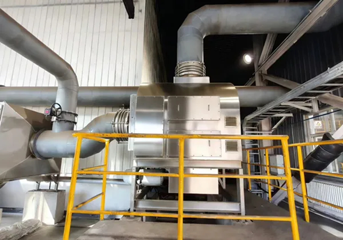 翔福新能源鋰電池負(fù)極材料瀝青煙氣處理工程案例01